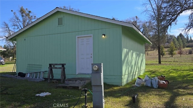 view of outbuilding