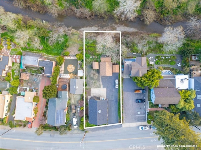 birds eye view of property featuring a residential view