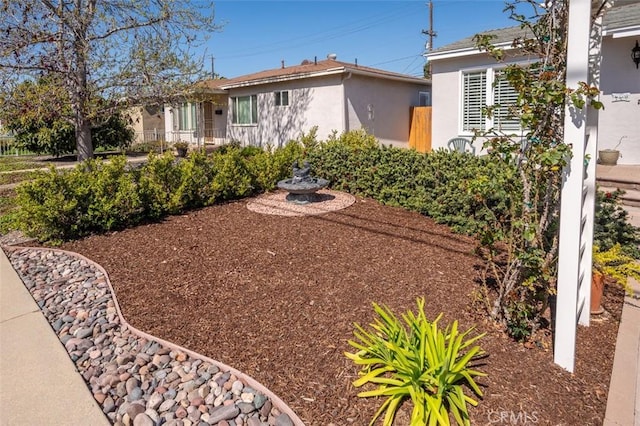 view of front of house with stucco siding