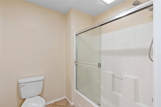 1703 Solvay Aisle Unit 106, Irvine, CA 92606 - bathroom with bath / shower combo with glass door and tile patterned floors