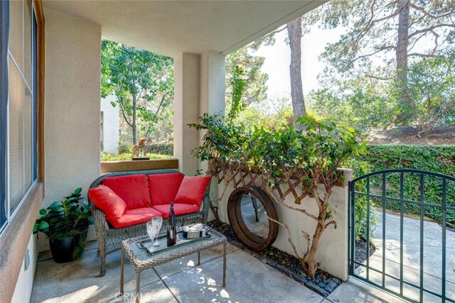 1703 Solvay Aisle Unit 106, Irvine, CA 92606 - view of patio / terrace with a gate