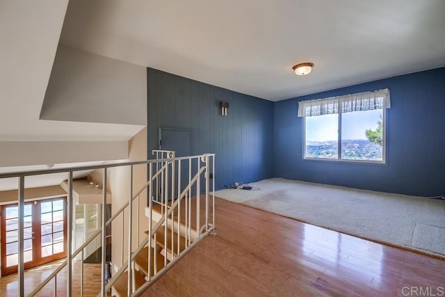 unfurnished room featuring wood finished floors