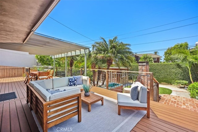 26925 Calle Dolores, Dana Point, CA 92624 - deck featuring an outdoor living space and outdoor dining area