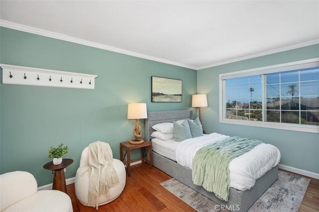26925 Calle Dolores, Dana Point, CA 92624 - bedroom with wood finished floors and ornamental molding