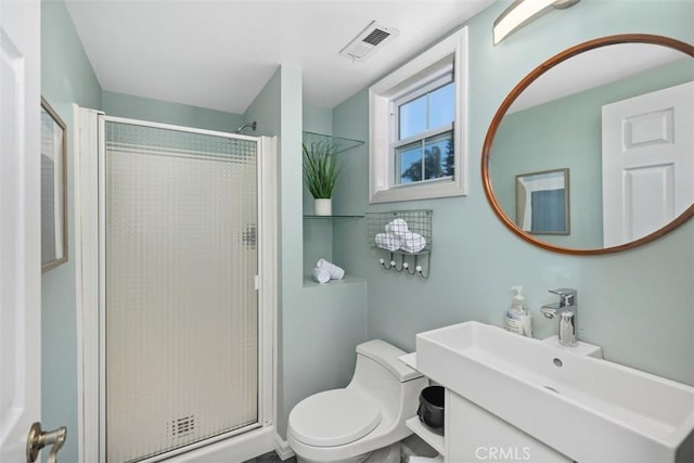 26925 Calle Dolores, Dana Point, CA 92624 - bathroom with a stall shower, toilet, and vanity