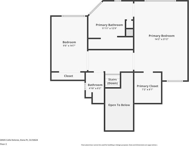 26925 Calle Dolores, Dana Point, CA 92624 - view of room layout