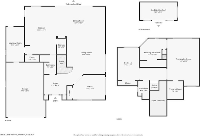 26925 Calle Dolores, Dana Point, CA 92624 - property floor plan