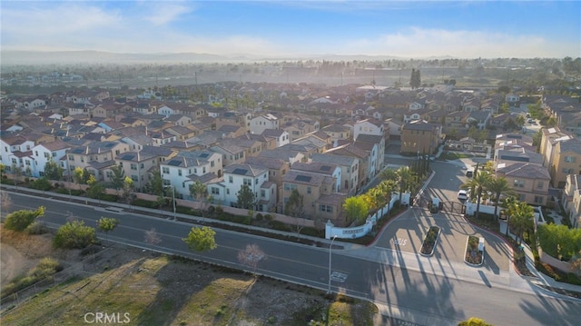 bird's eye view featuring a residential view
