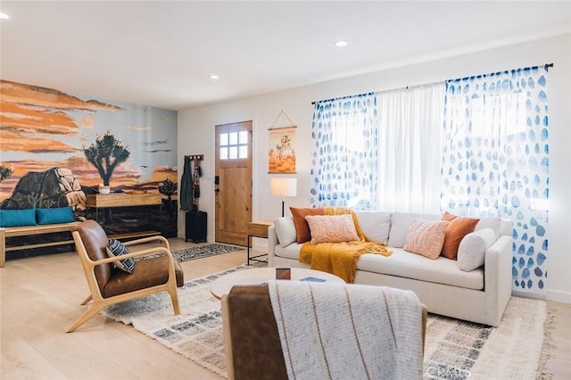 4883 Avenida La Candela, Joshua Tree, CA 92252 - living room featuring recessed lighting