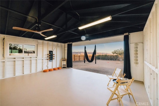 4883 Avenida La Candela, Joshua Tree, CA 92252 - view of patio featuring a ceiling fan