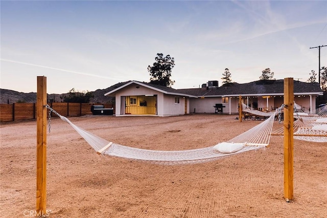 4883 Avenida La Candela, Joshua Tree, CA 92252 - rear view of property