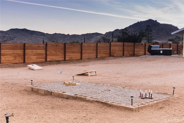 4883 Avenida La Candela, Joshua Tree, CA 92252 - view of yard with a mountain view