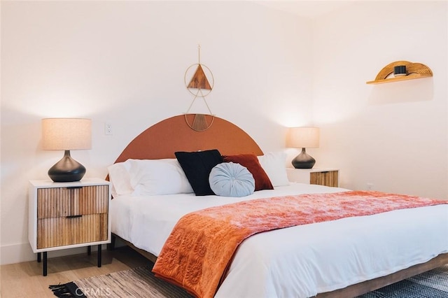 4883 Avenida La Candela, Joshua Tree, CA 92252 - bedroom with wood finished floors