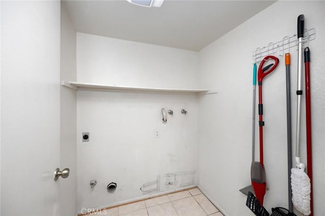 1694 Bridgeport, West Covina, CA 91791 - laundry room with gas dryer hookup and light tile patterned flooring