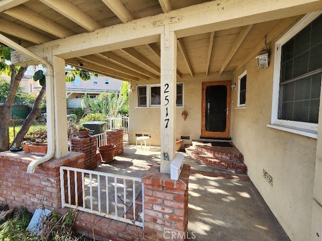 view of patio / terrace with entry steps