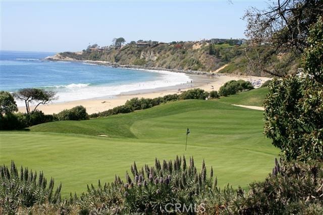 60 Corniche Dr Unit C, Dana Point, CA 92629 - view of property's community featuring a water view, a yard, and view of golf course