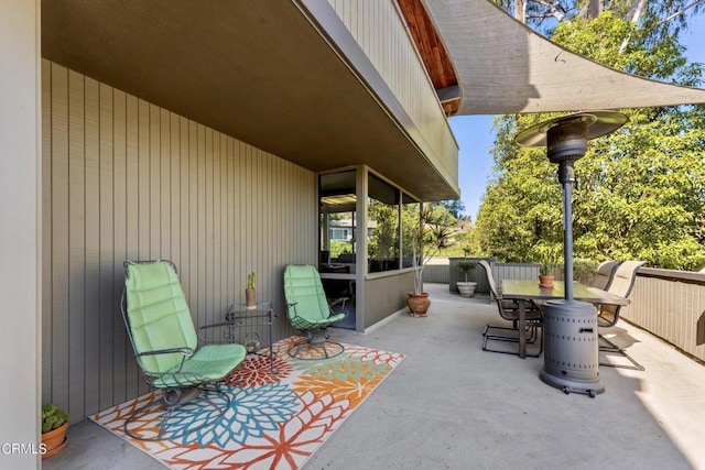 view of patio / terrace with outdoor dining area