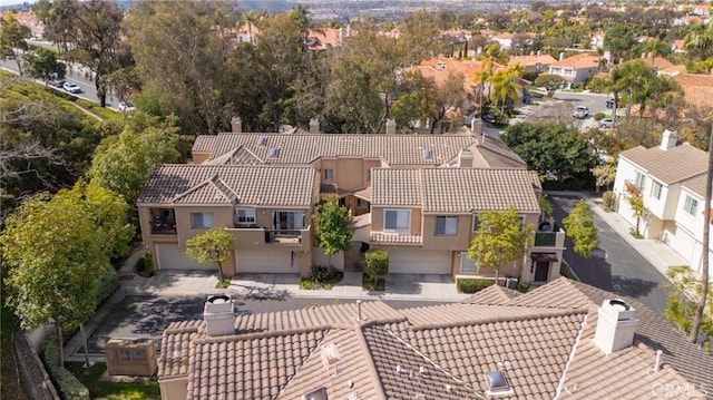 bird's eye view featuring a residential view