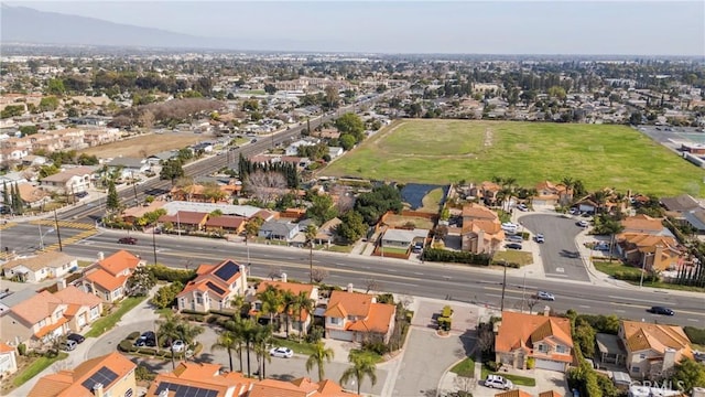 bird's eye view featuring a residential view