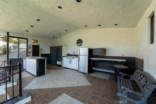 view of patio / terrace featuring a sink and area for grilling