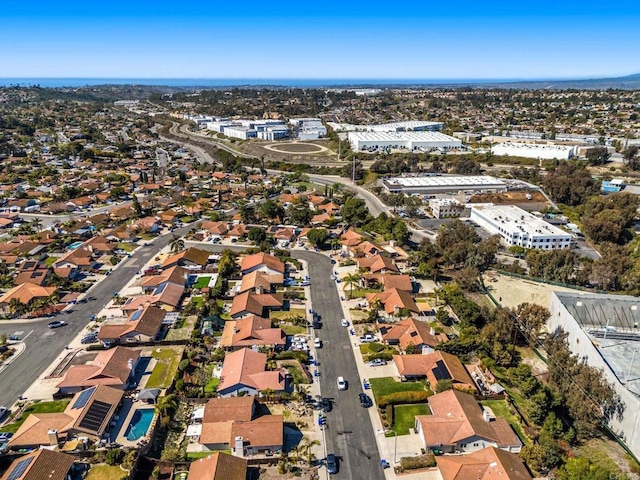 birds eye view of property featuring a residential view