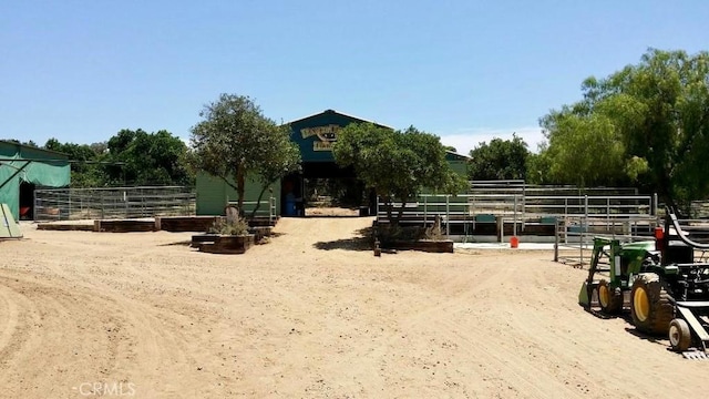 view of horse barn