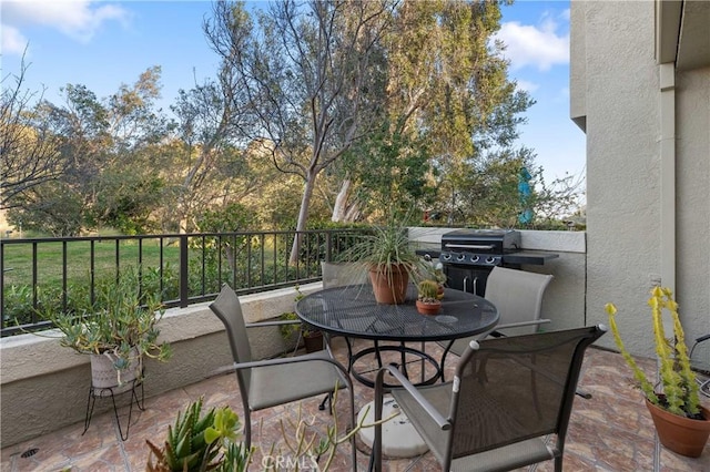 view of patio / terrace featuring outdoor dining area