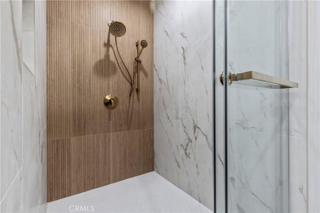 5386 Harter Ln, La Canada Flintridge, CA 91011 - full bathroom featuring a marble finish shower