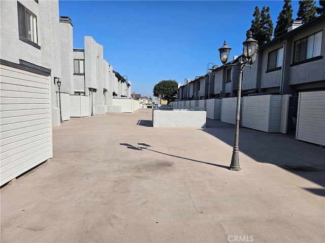 view of street with a residential view