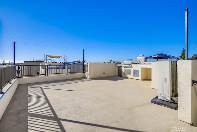 view of patio / terrace with area for grilling