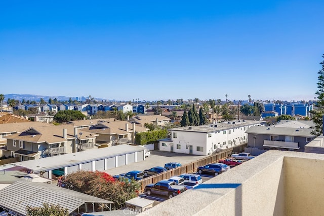 aerial view featuring a residential view