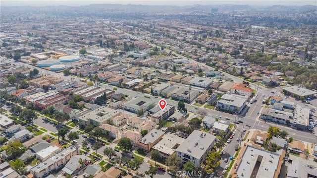 drone / aerial view featuring a residential view