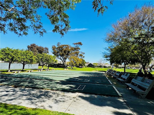 view of uncovered parking lot