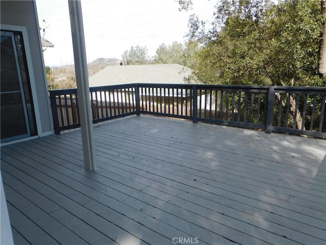 14370 Ridge Rd, Clearlake, CA 95422 - view of wooden terrace