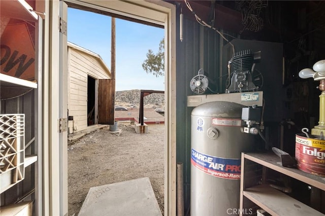 view of utility room