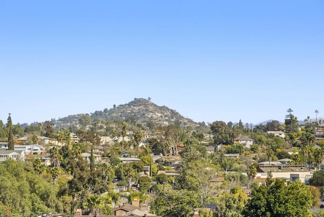 mountain view featuring a residential view