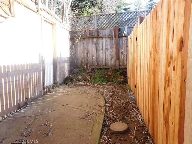 view of patio / terrace featuring a fenced backyard