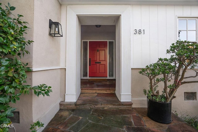 view of entrance to property