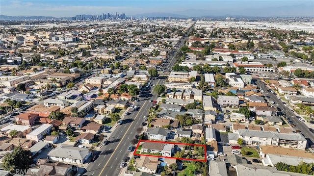 bird's eye view with a residential view and a city view