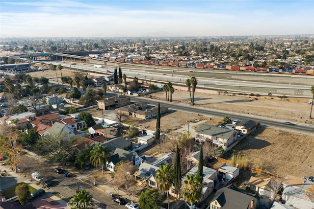 drone / aerial view featuring a residential view