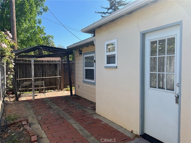 551 Hathway Ave, San Luis Obispo, CA 93405 - exterior space featuring fence and a gazebo