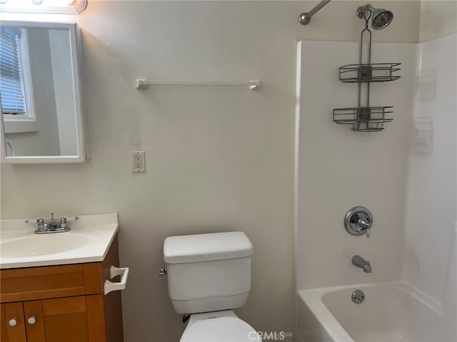 551 Hathway Ave, San Luis Obispo, CA 93405 - full bathroom featuring toilet, washtub / shower combination, and vanity
