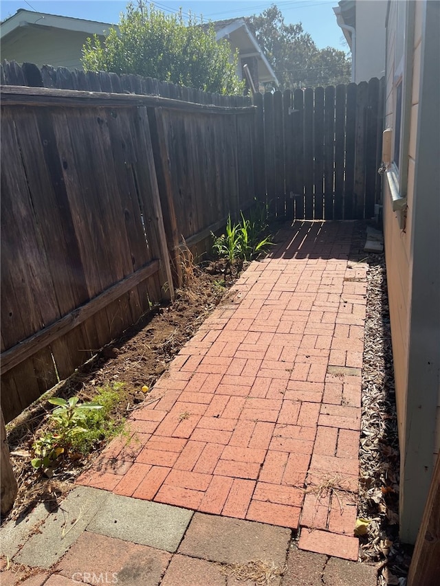 551 Hathway Ave, San Luis Obispo, CA 93405 - view of patio / terrace featuring fence
