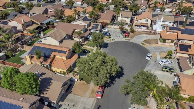 aerial view featuring a residential view