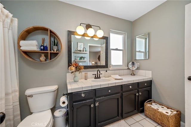 250 Stagecoach Rd, Arroyo Grande, CA 93420 - bathroom featuring toilet, vanity, and tile patterned floors