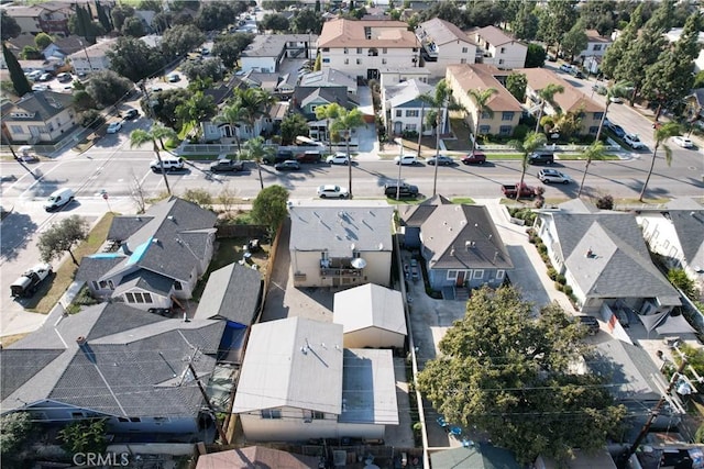 bird's eye view featuring a residential view