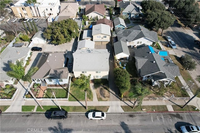 drone / aerial view featuring a residential view