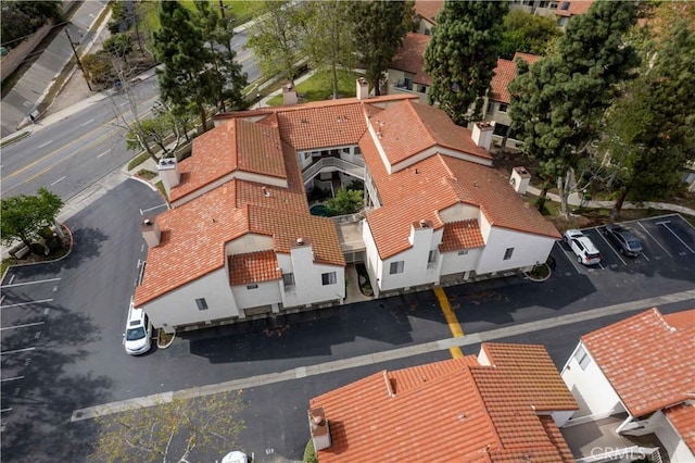 aerial view featuring a residential view