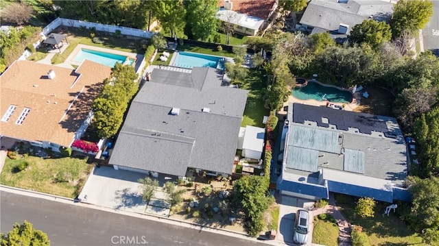 bird's eye view featuring a residential view