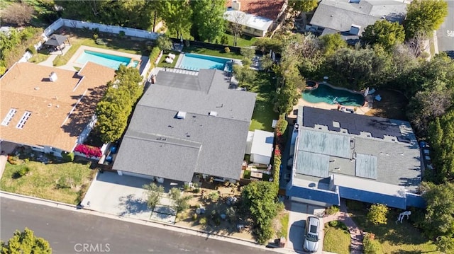 5910 Pat Ave, Woodland Hills, CA 91367 - aerial view of a pool